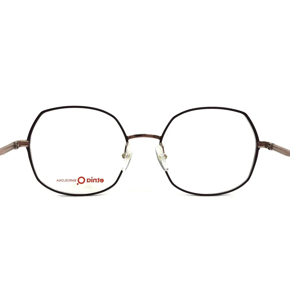 Etnia Barcelona Eyeglasses Frames SPIRA BXPG Bordeaux Pink Gold 54-20-142